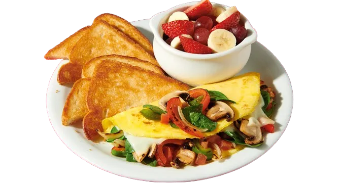 Loaded Veggie Omelette